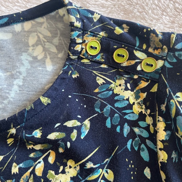 Appleseed’s Women’s Whispering Wheat Tea 3/4 top. Size P/S - Picture 8 of 10